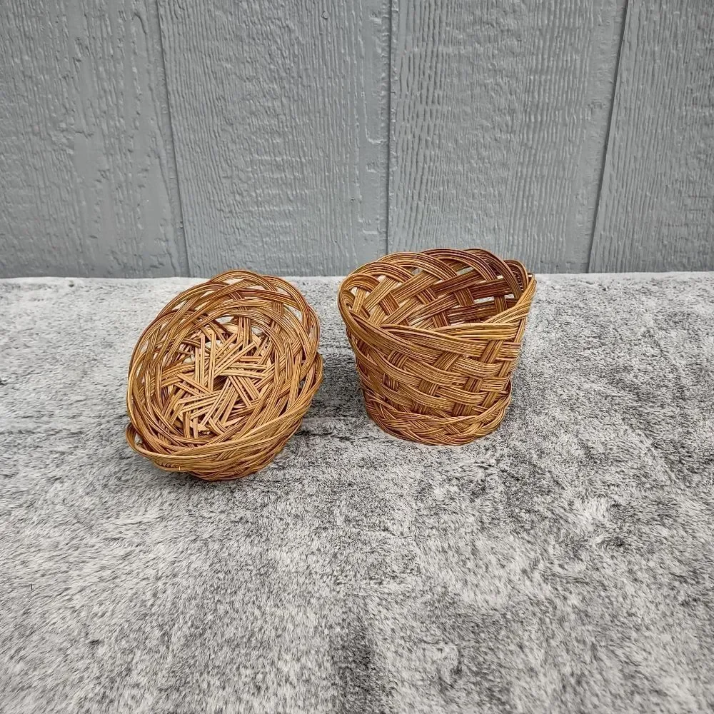 Cottagecore Decorative Wicker Basket‎ Set of 3